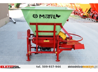 Rozsiewacz MOTYL 400kg sadowniczy  N 031M METALOWE ŁOPATKI 